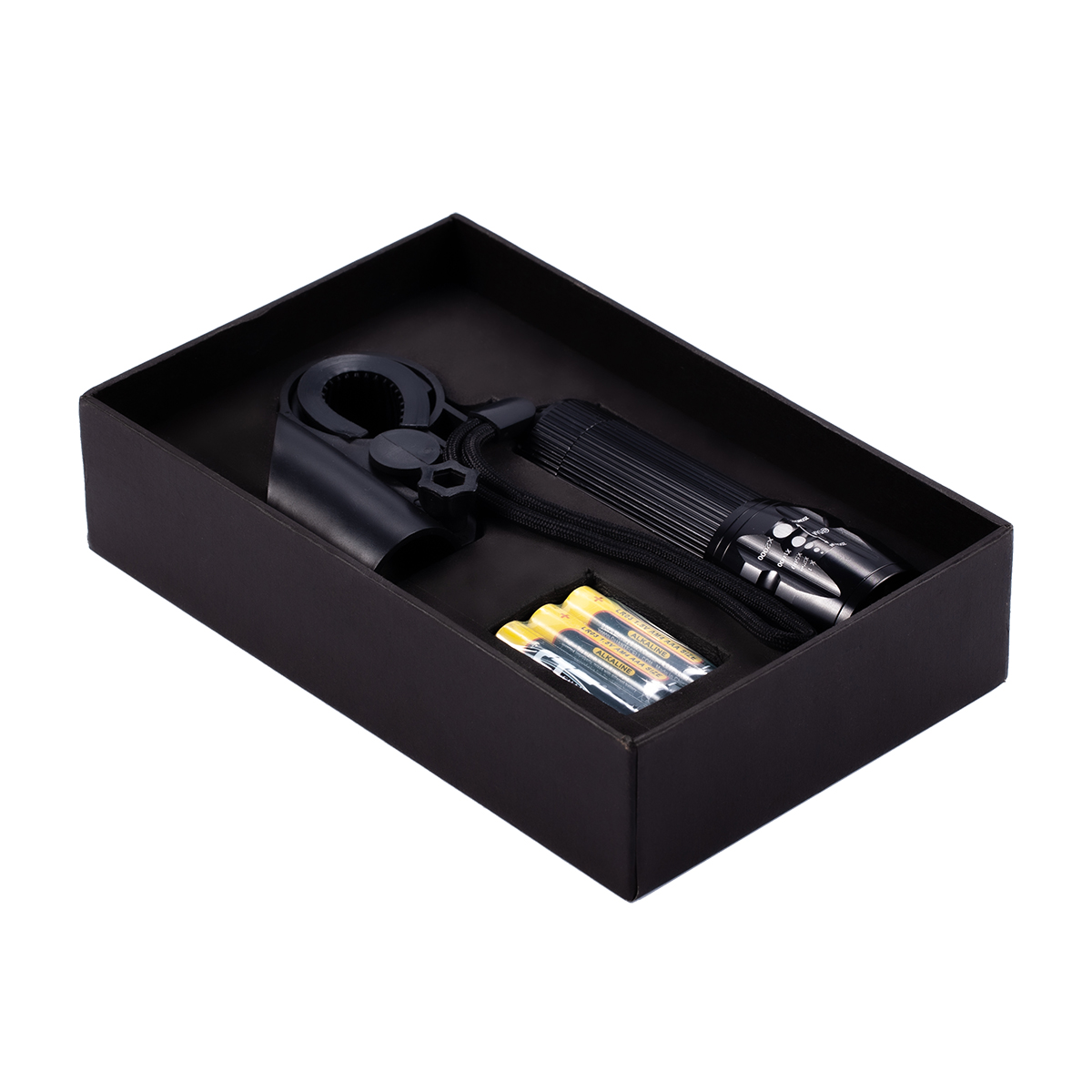 R35691.02.O - Latarka rowerowa Wheels Alight, czarny 