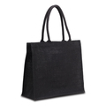 R08498.02 - Torba na zakupy z juty Nice Shopper, czarny 